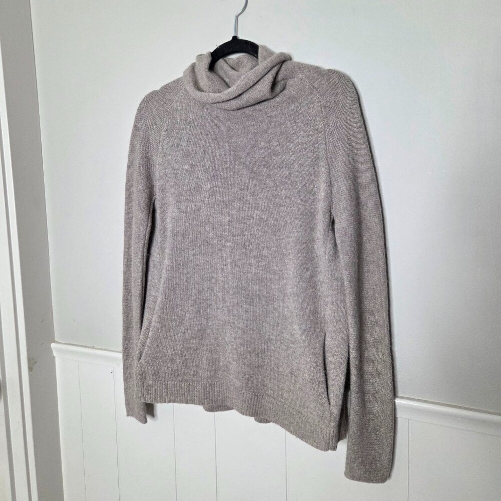 THEORY Norman B 100% Cashmere Cowl Neck Sweater